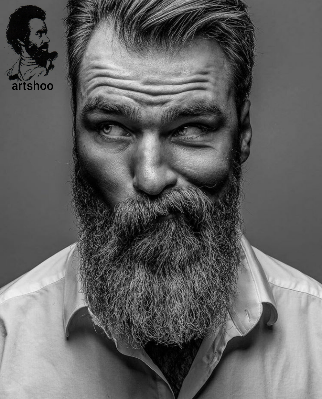 مدل پرتره سیاه قلم